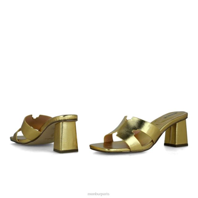 Menbur femmes mnémotechnique DVZ861690 talons moyens et bas or