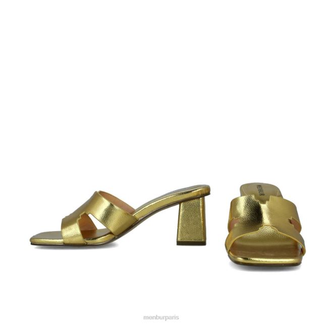 Menbur femmes mnémotechnique DVZ861690 talons moyens et bas or