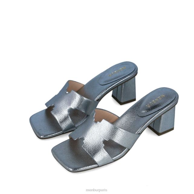 Menbur femmes mnémotechnique DVZ865786 talons moyens et bas argent