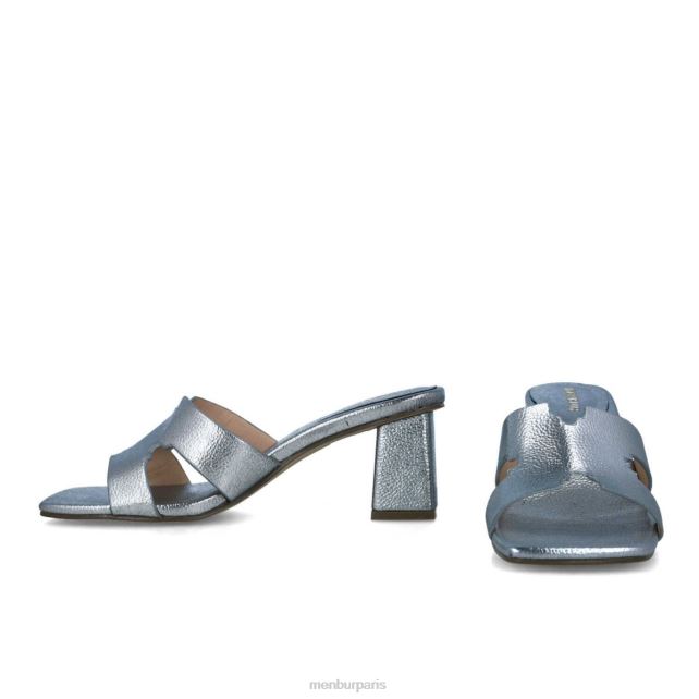 Menbur femmes mnémotechnique DVZ865786 talons moyens et bas argent