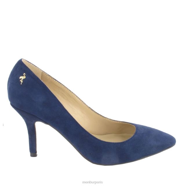 Menbur femmes monde DVZ866010 talons moyens et bas bleu foncé