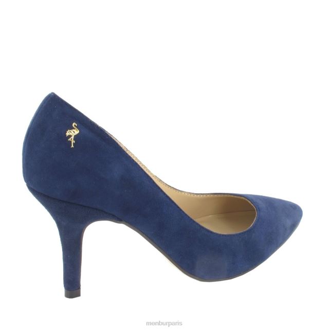 Menbur femmes monde DVZ866010 talons moyens et bas bleu foncé