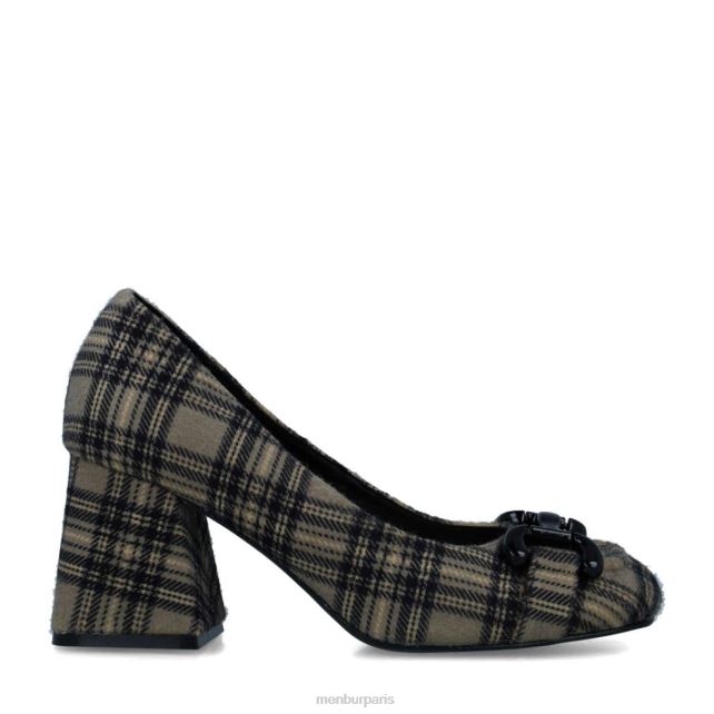 Menbur femmes morganite DVZ865626 talons moyens et bas noir