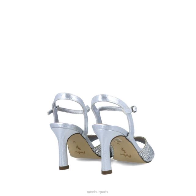 Menbur femmes néfélé DVZ865809 talons moyens et bas argent