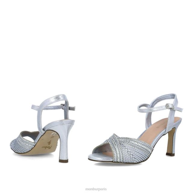 Menbur femmes néfélé DVZ865809 talons moyens et bas argent