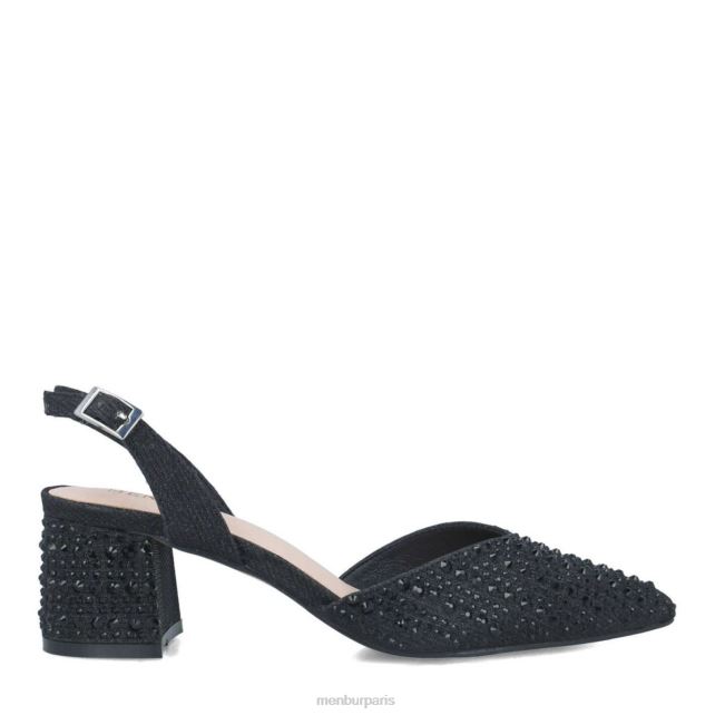 Menbur femmes net DVZ861680 talons moyens et bas noir