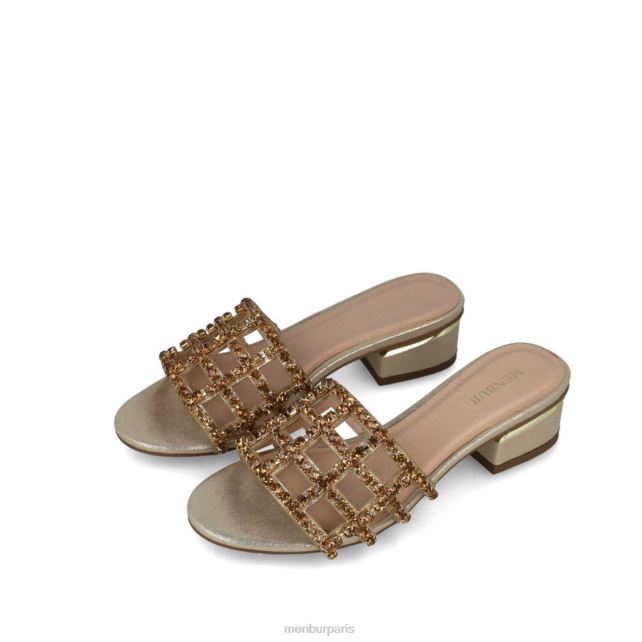 Menbur femmes norme DVZ861562 talons moyens et bas or