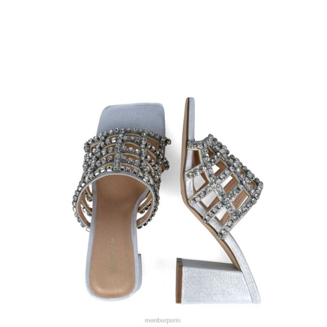 Menbur femmes norme DVZ861592 talons moyens et bas argent