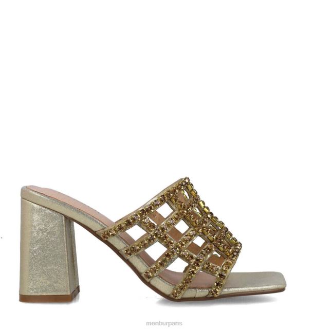 Menbur femmes norme DVZ865563 talons moyens et bas or