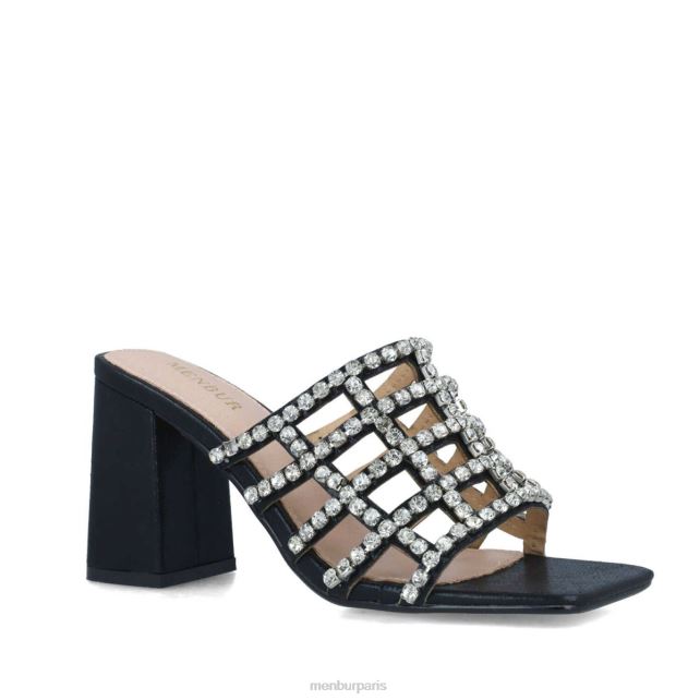 Menbur femmes norme DVZ865564 talons moyens et bas noir
