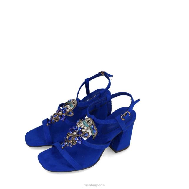 Menbur femmes normes DVZ865587 talons moyens et bas bleu moyen