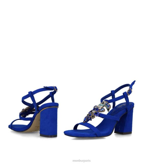 Menbur femmes normes DVZ865587 talons moyens et bas bleu moyen