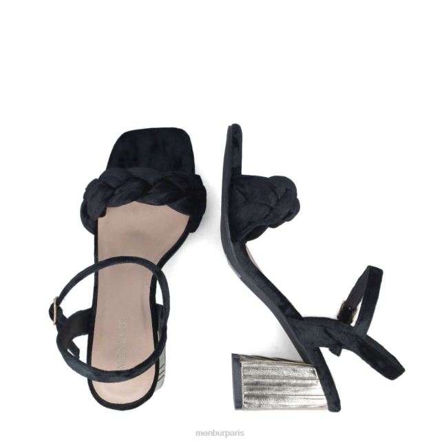 Menbur femmes nuummita DVZ861659 talons moyens et bas noir