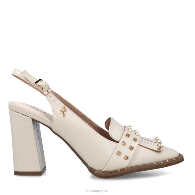 Menbur femmes oléandre DVZ865878 talons moyens et bas blanc