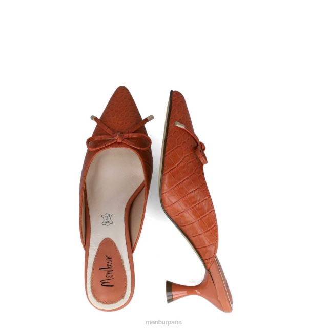 Menbur femmes éos DVZ861678 talons moyens et bas orenge