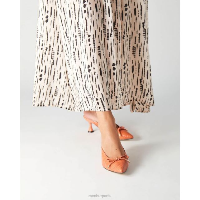 Menbur femmes éos DVZ861678 talons moyens et bas orenge