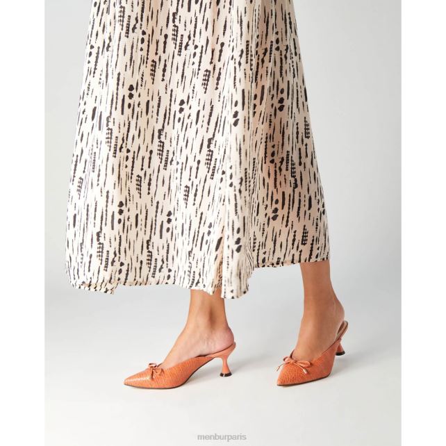Menbur femmes éos DVZ861678 talons moyens et bas orenge