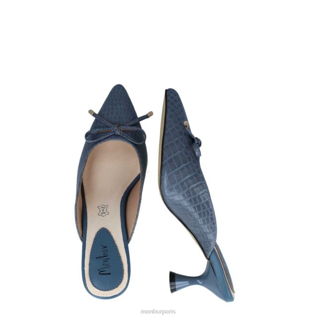 Menbur femmes éos DVZ865739 talons moyens et bas bleu clair