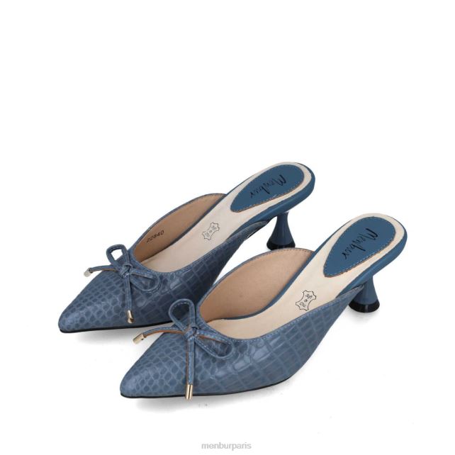 Menbur femmes éos DVZ865739 talons moyens et bas bleu clair