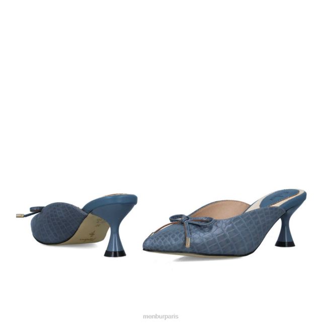 Menbur femmes éos DVZ865739 talons moyens et bas bleu clair