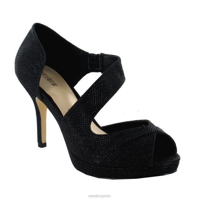 Menbur femmes oursons DVZ861846 talons moyens et bas noir