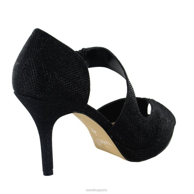 Menbur femmes oursons DVZ861846 talons moyens et bas noir
