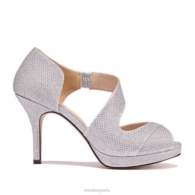 Menbur femmes oursons DVZ861847 talons moyens et bas argent