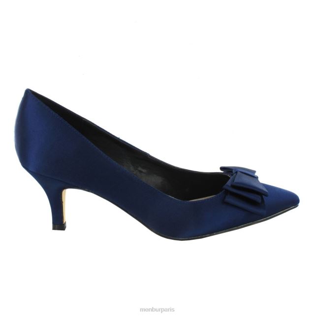 Menbur femmes péchora DVZ865926 talons moyens et bas bleu foncé