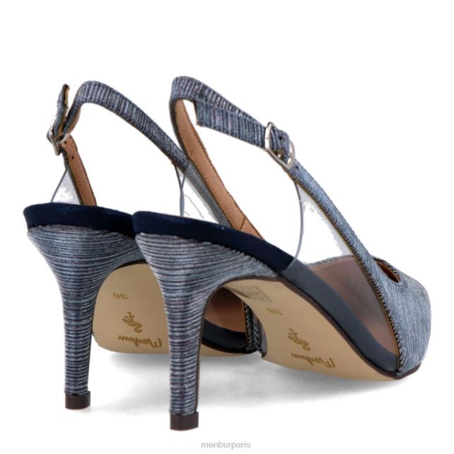 Menbur femmes pasquali DVZ865899 talons moyens et bas bleu foncé