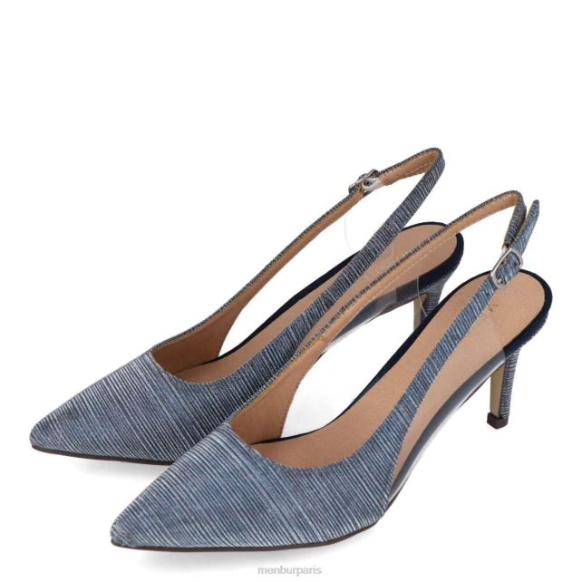 Menbur femmes pasquali DVZ865899 talons moyens et bas bleu foncé