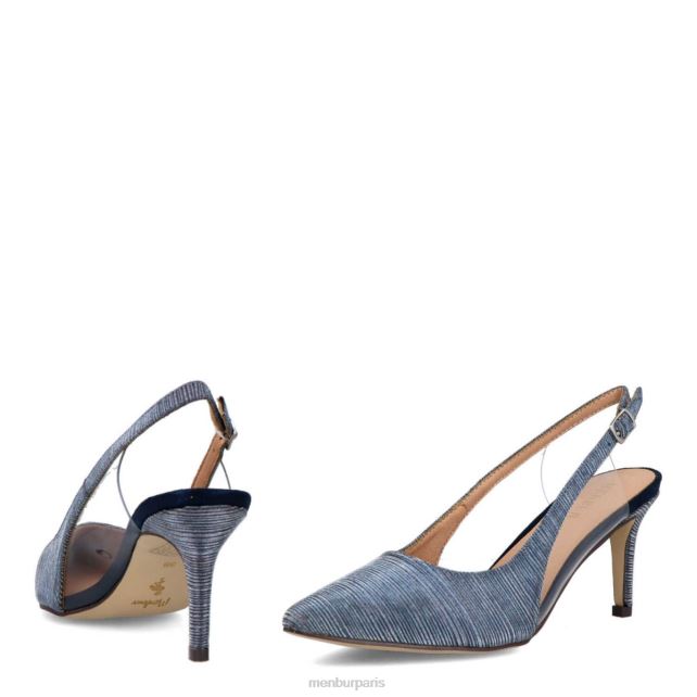 Menbur femmes pasquali DVZ865899 talons moyens et bas bleu foncé