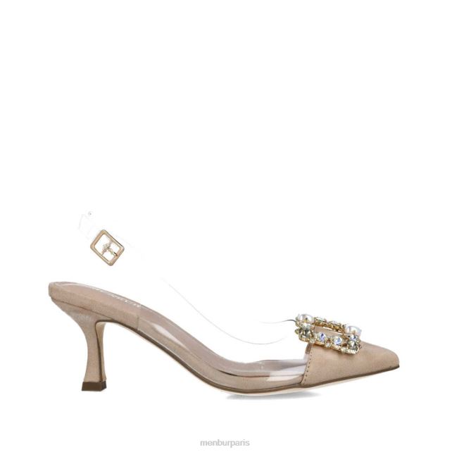 Menbur femmes pavo DVZ865589 talons moyens et bas beige