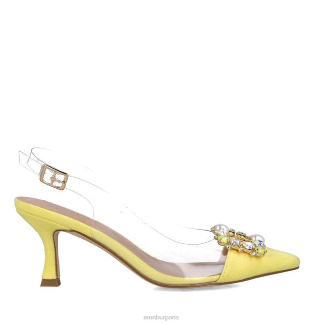 Menbur femmes pavo DVZ865590 talons moyens et bas jaune
