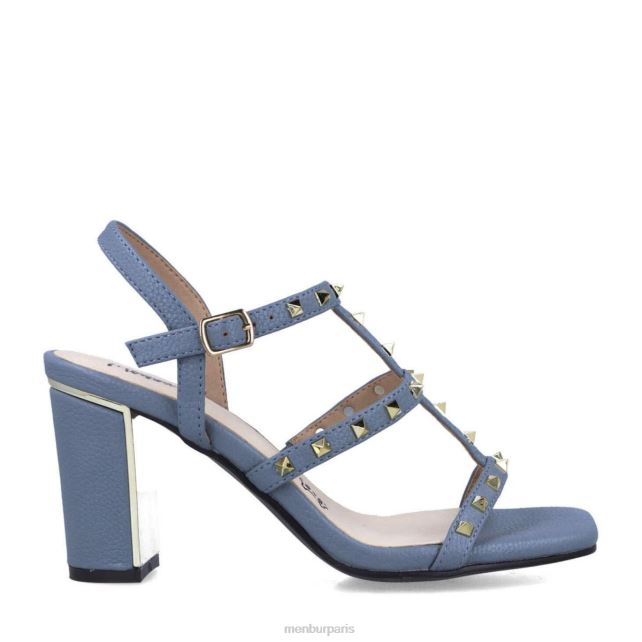 Menbur femmes payé DVZ861682 talons moyens et bas bleu clair