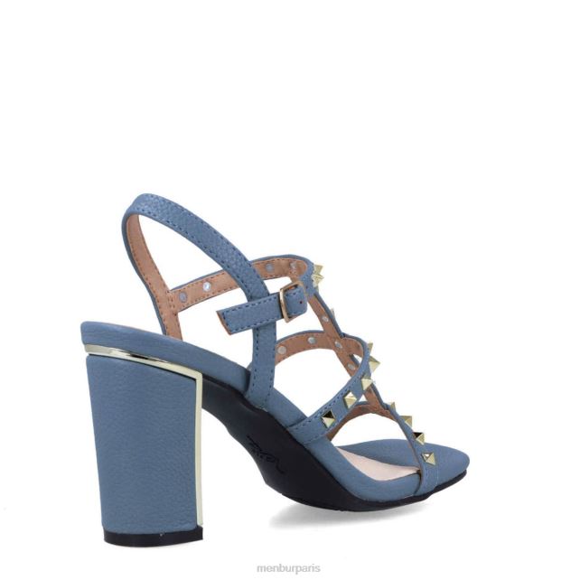 Menbur femmes payé DVZ861682 talons moyens et bas bleu clair