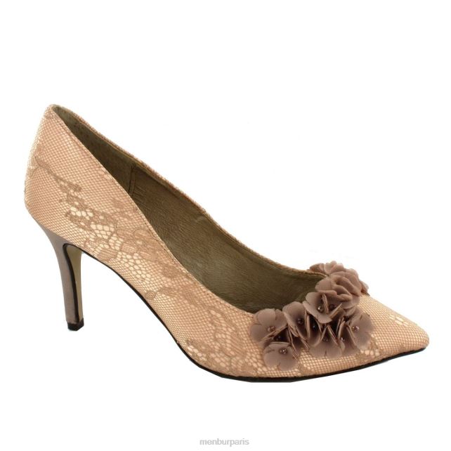 Menbur femmes pierre DVZ866001 talons moyens et bas brun