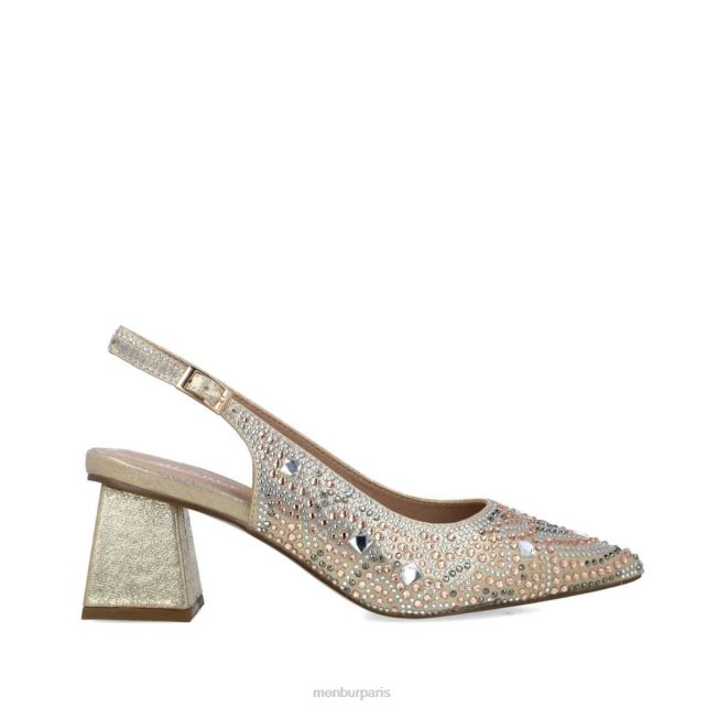 Menbur femmes procyon DVZ861611 talons moyens et bas or