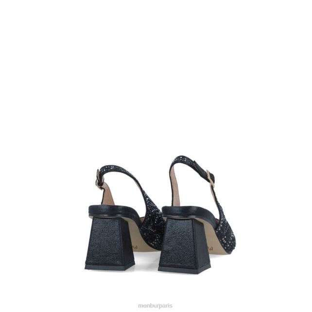 Menbur femmes procyon DVZ865583 talons moyens et bas noir