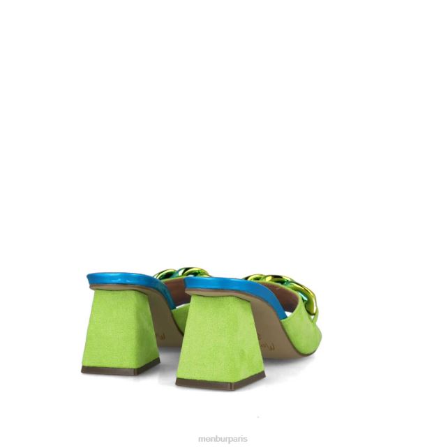 Menbur femmes réticules DVZ865584 talons moyens et bas vert