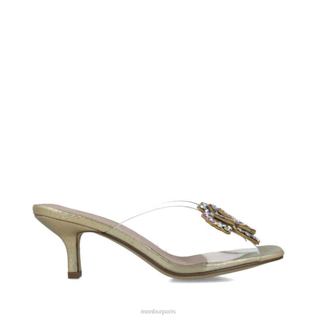 Menbur femmes réticulum DVZ865537 talons moyens et bas or