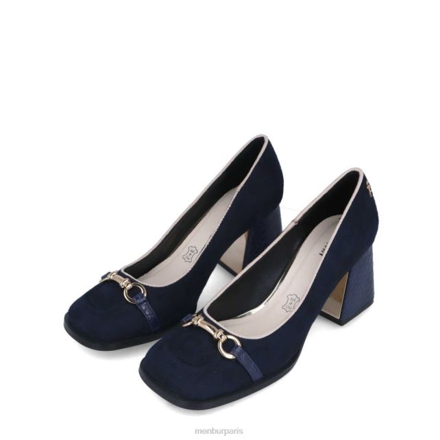 Menbur femmes Érétie DVZ861748 talons moyens et bas bleu foncé