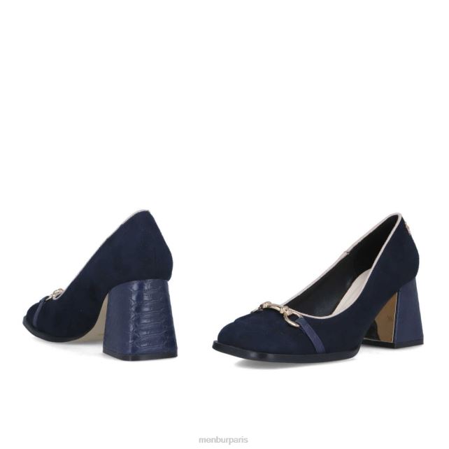 Menbur femmes Érétie DVZ861748 talons moyens et bas bleu foncé