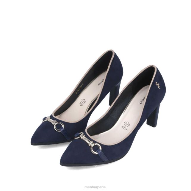 Menbur femmes Érétie DVZ865863 talons moyens et bas bleu foncé