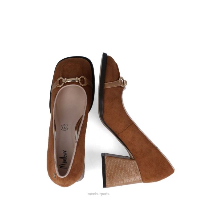 Menbur femmes Érétie DVZ865912 talons moyens et bas brun