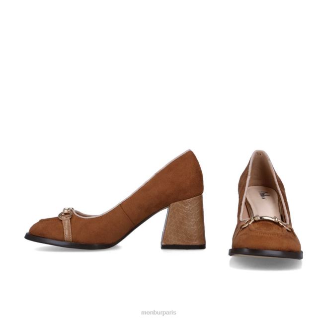 Menbur femmes Érétie DVZ865912 talons moyens et bas brun