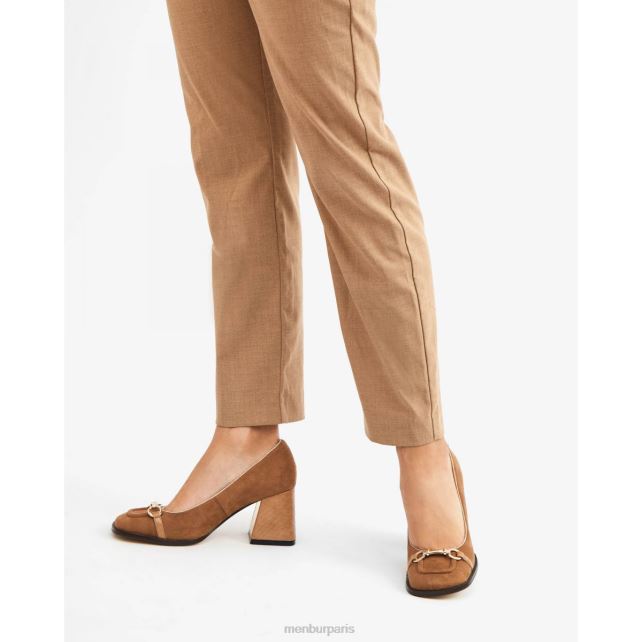 Menbur femmes Érétie DVZ865912 talons moyens et bas brun