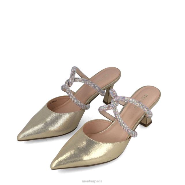 Menbur femmes rodolita DVZ861661 talons moyens et bas or