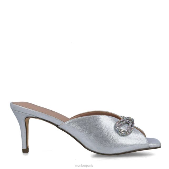 Menbur femmes rodolita DVZ865660 talons moyens et bas argent