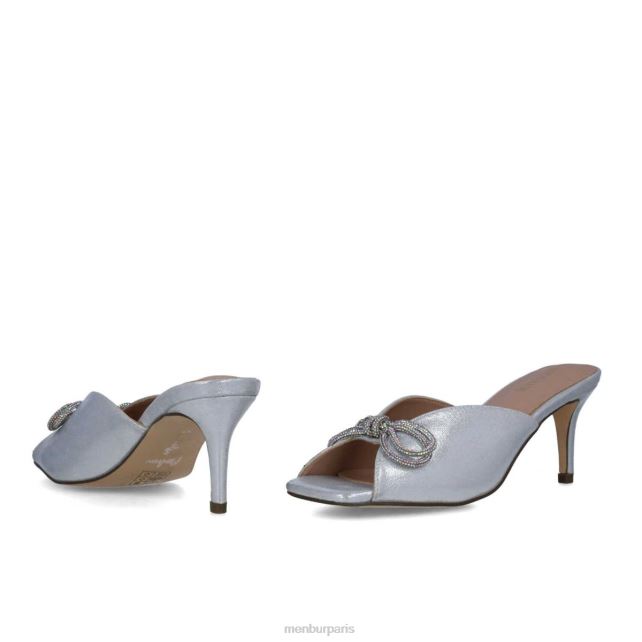 Menbur femmes rodolita DVZ865660 talons moyens et bas argent