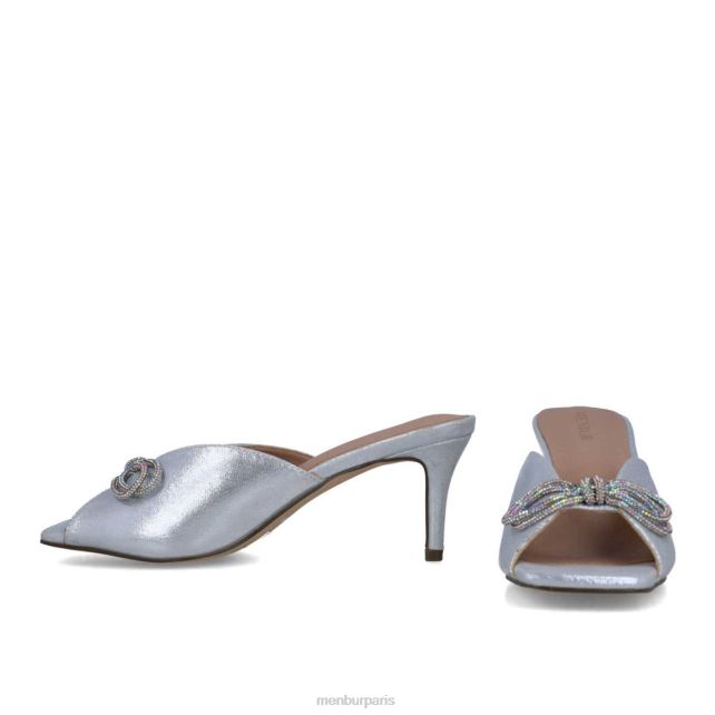 Menbur femmes rodolita DVZ865660 talons moyens et bas argent